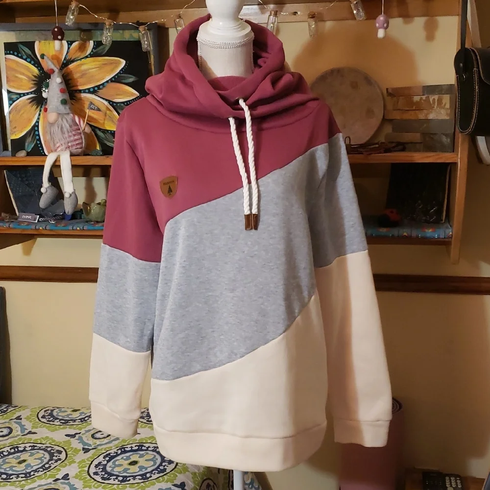 CAMISA Colorblock Hoodie Sweater XXL - Picture 2 of 8